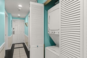 Inunit laundry makes your stay hasslefree.