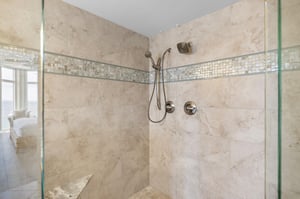 WalkIn Shower in Primary Bathroom
