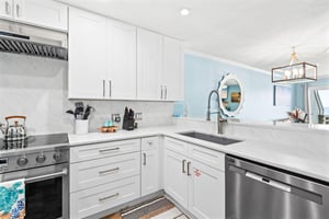 Fully equipped kitchen with stainless steel appliances — perfect for preparing memorable meals together.