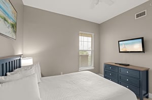 Drift off in this restful retreat after sunsoaked days.