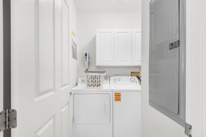 The inunit laundry makes packing light and staying fresh effortless.