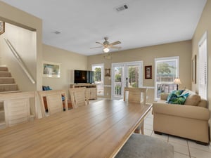 Dining Area into Living Room