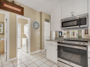 Kitchen into Laundry Area