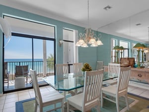 Dining Area with Gulf View