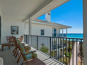 Plenty of Seating on your Private Balcony