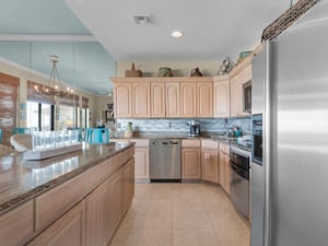 Large open kitchen