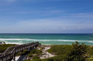 Complex Beach Boardwalk