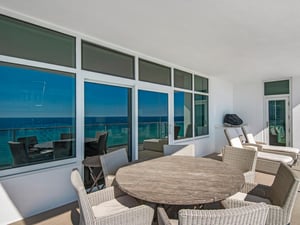 Private Balcony off Living and Dining Areas