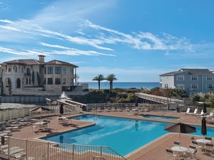 Beautiful Gulf and pool view