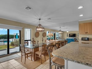 Dining area with a view