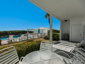 Private Patio with plenty of Seating