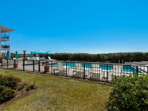 View of Community Pool from Patio