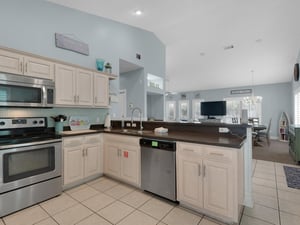 Kitchen Area Open to Living Area