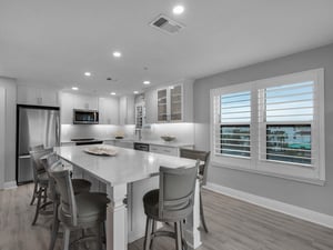 Kitchen with Bar Seating