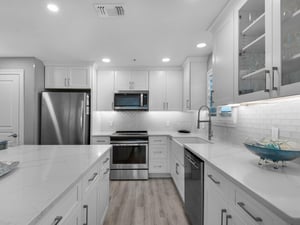 Kitchen with Stainless Steel Appliances