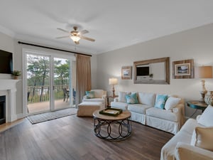 Open Living Room with Balcony Access