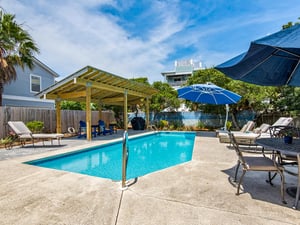 Pool Area with Plenty of Shade and Sun