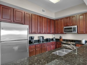 Well stocked kitchen