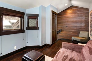An additional loft area to catch a show or read a book on the comfortable couch.
