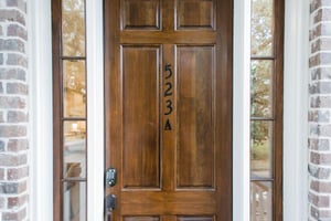 Arrive upstairs to the main level, and enter via electronic lock access.