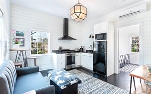 A full kitchen with all of the modern conveniences