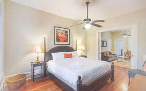 View of the primary bedroom.