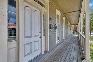 Front entry on Anderson Street