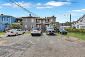 Private, off street parking area