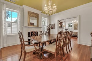A beautiful solid teak wood table ensures a formal experience for all guests.