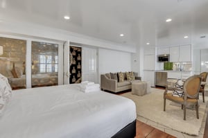 This space is perfect for inlaws, or guests with mobility issues.