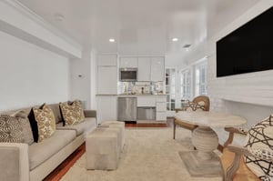 Guests will have a large smart television with streaming services.