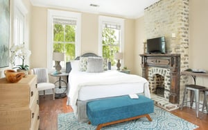 Walk right into the cozy bedroom.