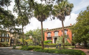The famous Mercer House is close by.