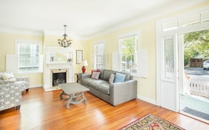 Walk into the formal living room.