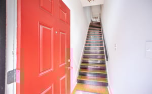 The entire home is located on the second level.