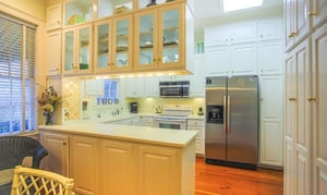 The upgraded kitchen is a great place to prepare a family meal or just microwave some popcorn for a movie night.