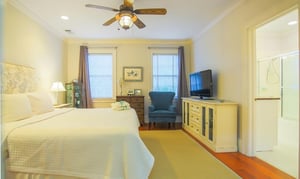 And no shortage of entertainment, with a flat screen tv.
