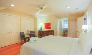 On the third floor, youll find a huge retreat. Looking out from both sides of the home youll have views of the city.