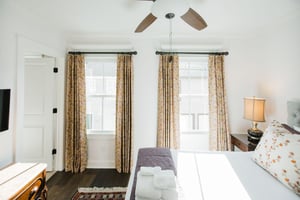 Close the drapes for an easy nights rest.