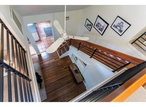 View from upper level