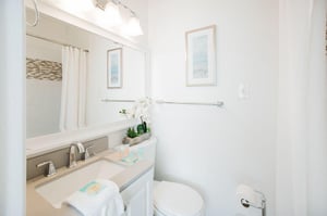Plenty of light and counter space to get ready for a day out on the town.