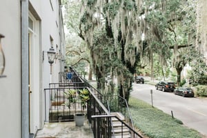 Sip your morning cup of Joe on your front balcony.