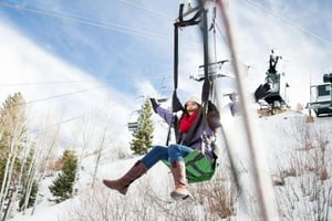 1027 Utah Olympic Park Freestyle Zipline Winter Park City Utah