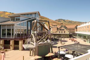 ResortPlaza5004SkiInSkiOutDeck view