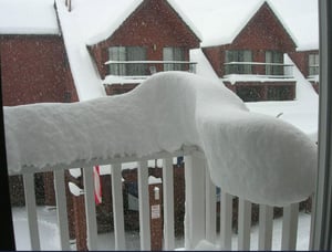View out of Master bedroom sliding door