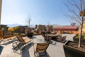 Newpark Terrace 57Community firepitterrace lounge area