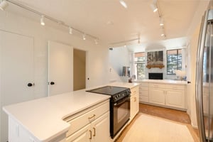 Warm, Open Kitchen Stocked with Cookware, Bakeware, Drinkware  Utensils