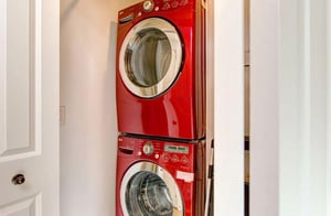 Convenient inunit washer and dryer
