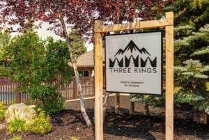 Three Kings community features a sparkling pool, relaxing hot tub, and welcoming clubhouse for guest enjoyment yearround.