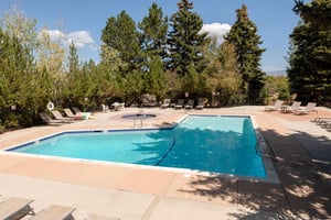 Seasonal community poolsummer only.